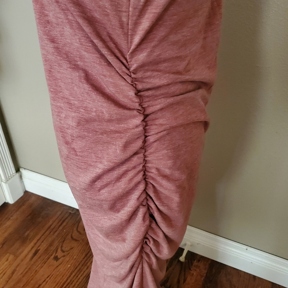 Long Maxi Ruche Dress - Picture 3 of 3